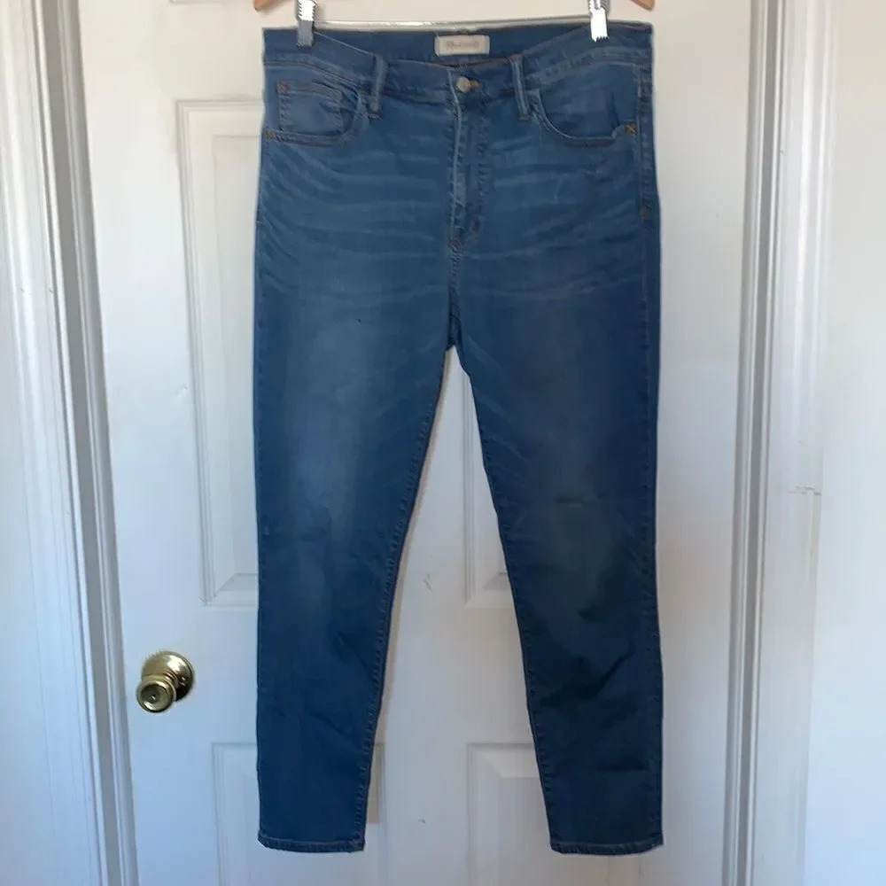 Madewell Roadtripper Crop High Rise Jeans Blue Size 32